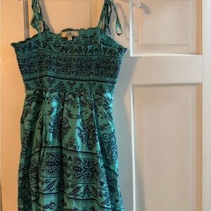 Lei Green Pleated Camisole Sleeveless Casual